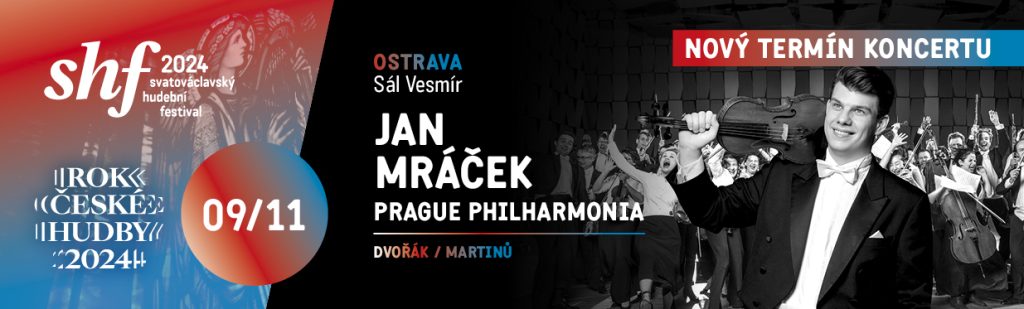 JAN MRÁČEK & PRAGUE PHILHARMONIA <hr> DVOŘÁK / MARTINŮ